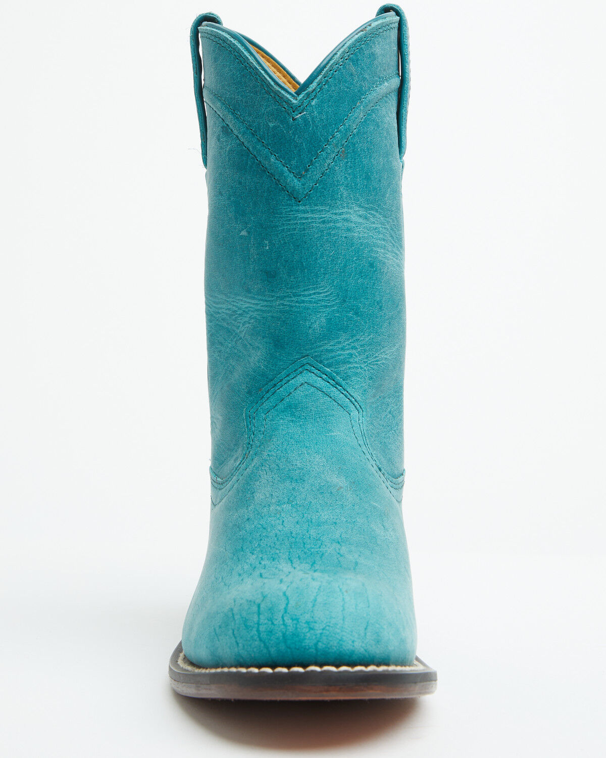 Image #4 - Justin Women's Holland Sky Roper Western Boots - Round Toe, Turquoise, hi-res