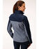 Image #2 - Roper Women's Block Softshell Jacket, Blue, hi-res
