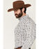 Image #2 - Cinch Men's Paisley Print Long Sleeve Button-Down Western Shirt, Cream, hi-res