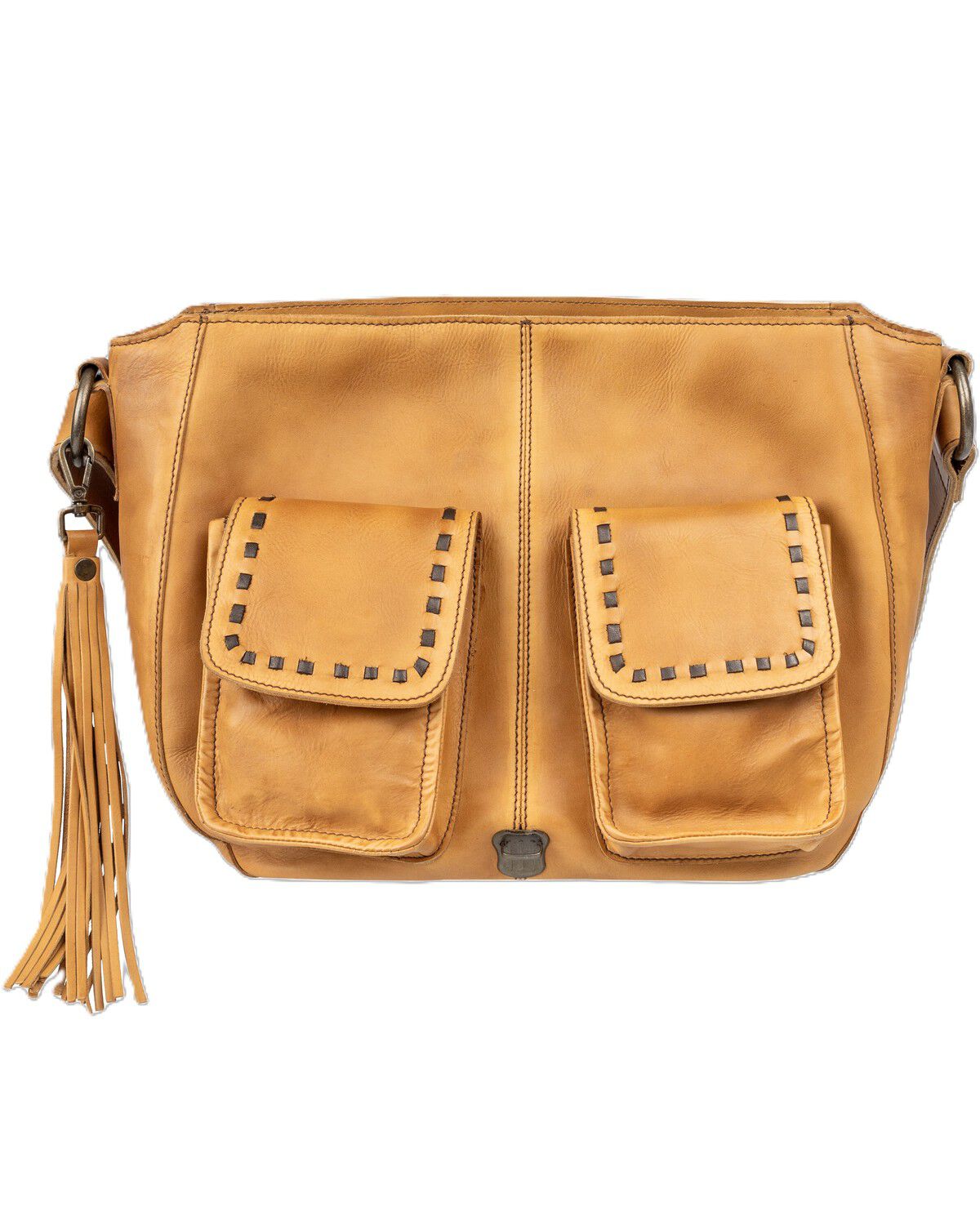 Image #1 - STS Ranchwear by Carroll Women's Bandera Saddle Hobo Bag, Caramel, hi-res
