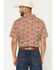 Image #4 - RANK 45® Men's Thunderhead Southwestern Short Sleeve Button-Down Stretch Western Shirt, Multi, hi-res