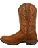 Image #3 - Durango Rebel Men's Waterproof Western Boots - Round Toe , Brown, hi-res