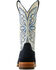 Image #3 - Ariat Men's Sting Roughout Western Boots - Broad Square Toe, Blue, hi-res