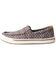 Image #3 - Hooey by Twisted X Men's Southwestern Print Slip-On Lopers, Black/white, hi-res