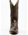 Image #4 - Cody James Men's Exotic Ostrich Leg Western Boots - Round Toe, Brown, hi-res