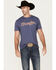 Image #1 - Wrangler Men's Logo Short Sleeve Graphic T-Shirt, Blue, hi-res