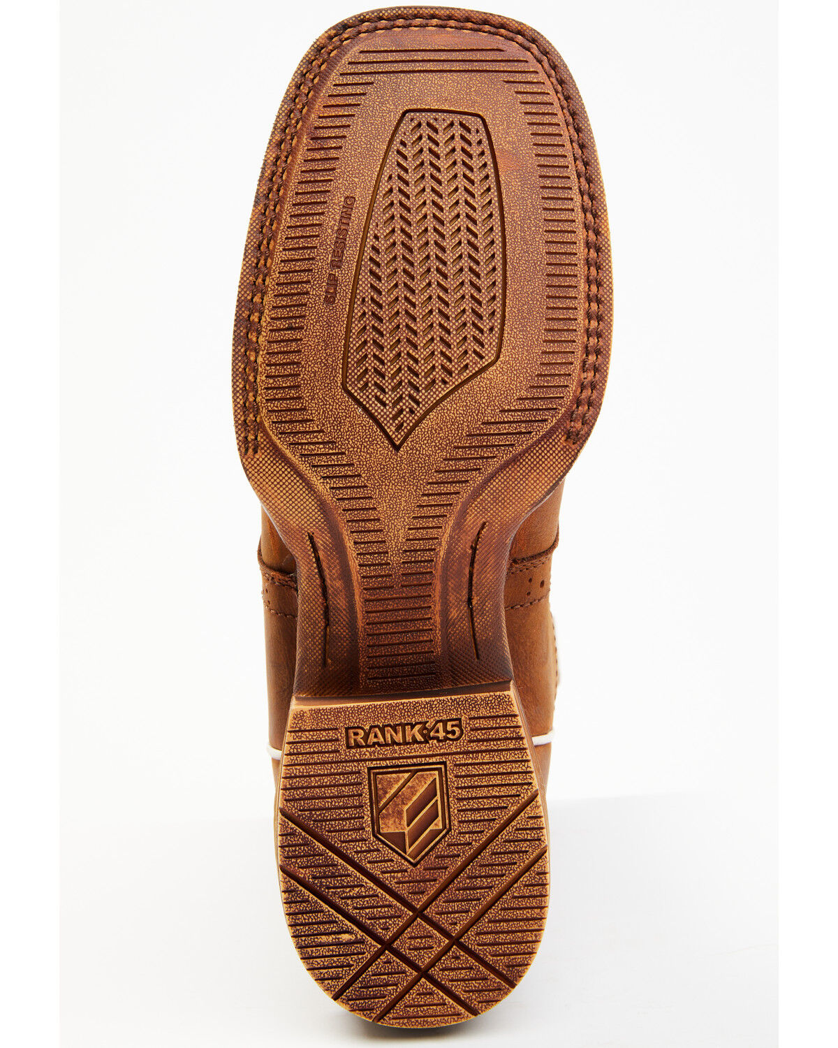 Image #7 - RANK 45® Men's Warrior Xero Gravity Western Performance Boots - Broad Square Toe, Red, hi-res