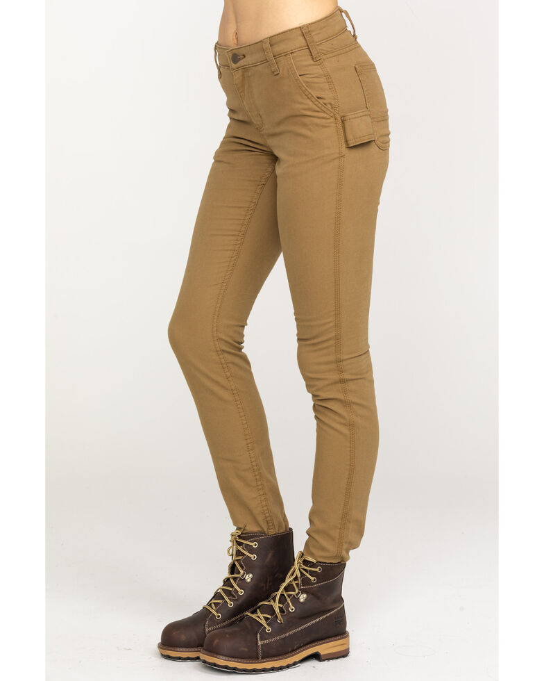 Carhartt Women's Slim-Fit Crawford Pants , Tan, hi-res