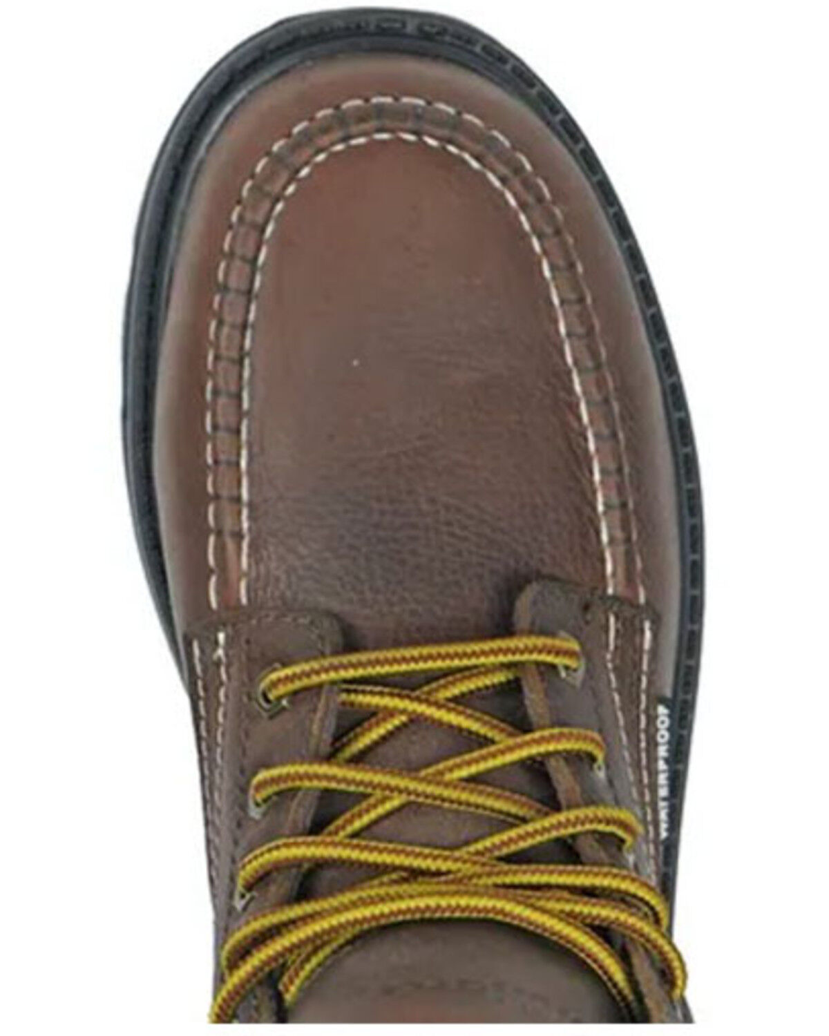 Image #6 - Die Hard Men's Tundra Moc Waterproof Work Boots - Composite Toe, Brown, hi-res
