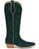 Image #2 - Tony Lama Women's Derby Liz Tall Western Boots - Snip Toe, Green, hi-res