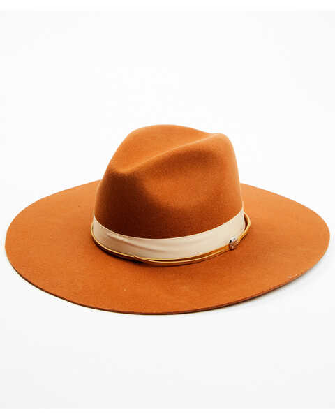 Idyllwind Women's Ringgold Felt Western Fashion Hat, Camel, hi-res