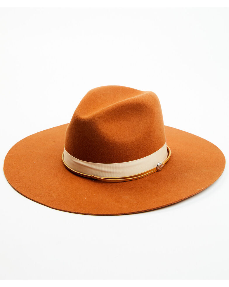 Idyllwind Women's Ringgold Spice Western Wool Felt Hat, Camel, hi-res