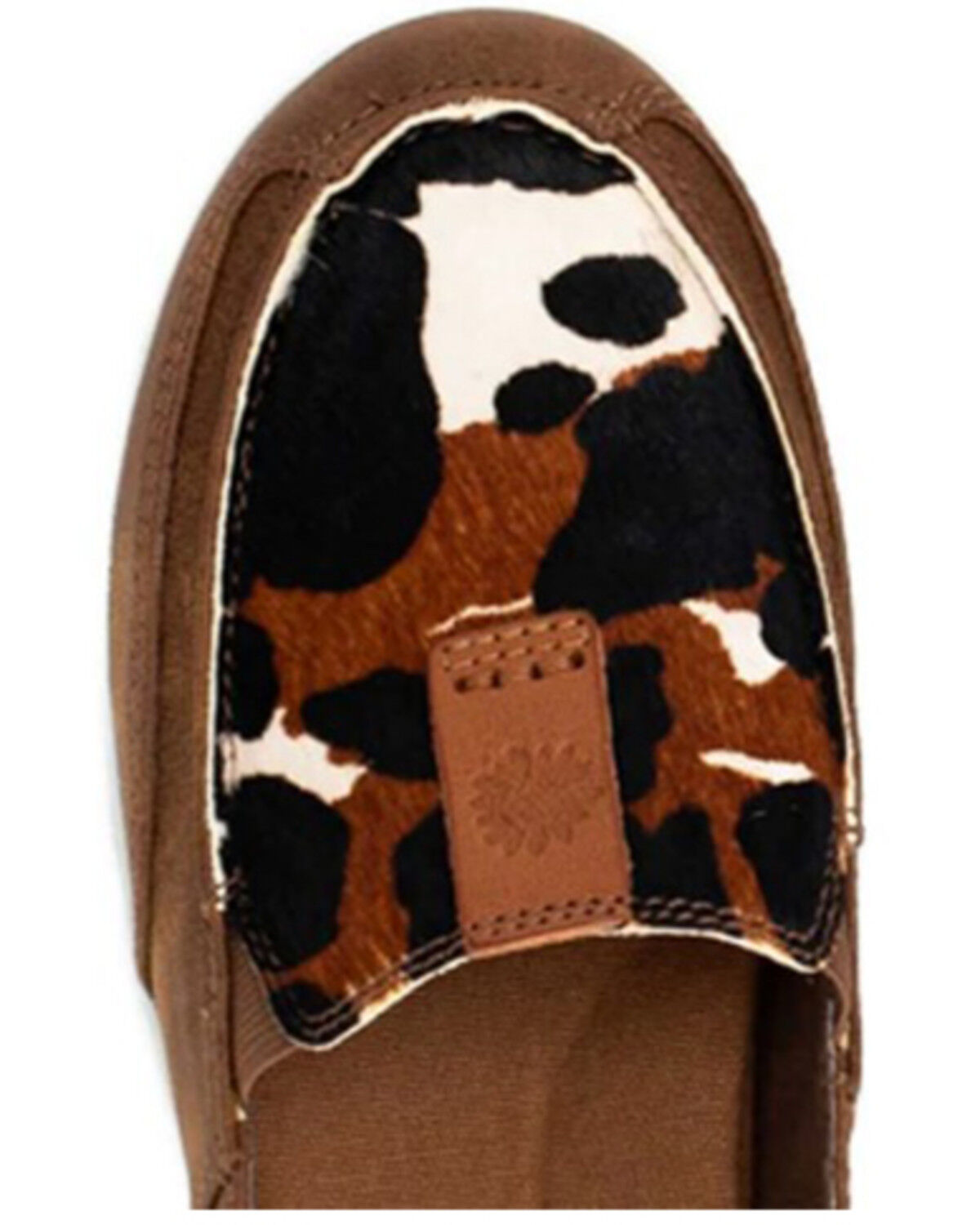 Image #2 - Yellow Box Women's Olevia Cow Print Slip-On Shoe - Moc Toe, Yellow, hi-res