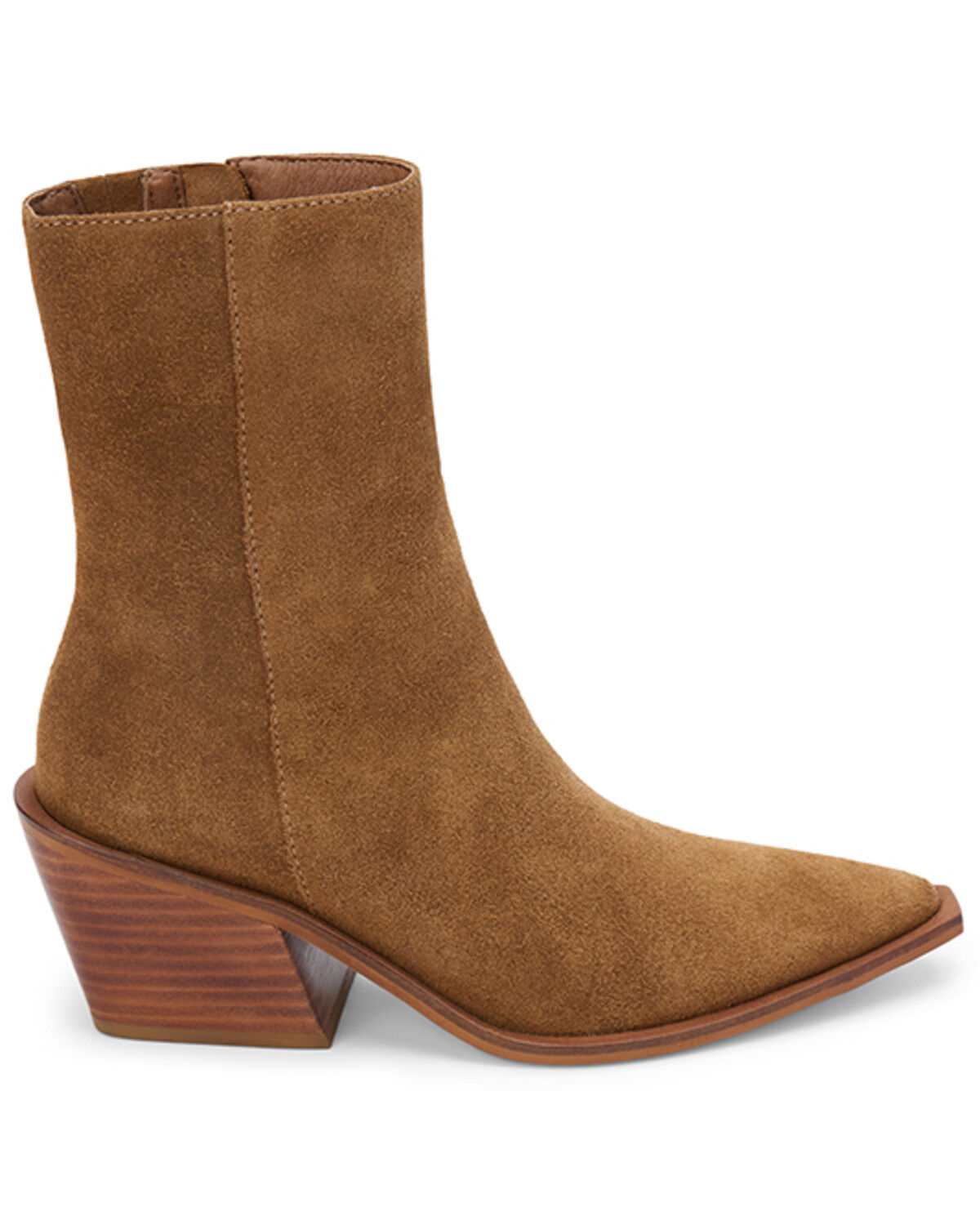 Image #2 - Matisse Women's Cleo Suede Ankle Boots - Snip Toe, Brown, hi-res