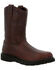 Image #1 - Georgia Boot Men's Suspension Waterproof Western Work Boots - Soft Toe, Brown, hi-res