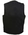 Image #2 - Milwaukee Leather Men's 4X Classic Snap Front Denim Biker Vest, , hi-res