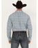 Image #4 - George Strait by Wrangler Men's Paisley Print Long Sleeve Button-Down Western Shirt , Aqua, hi-res