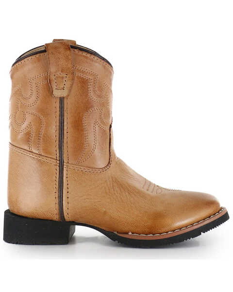 Image #2 - Cody James Toddler Boys' Showdown Western Boots - Round Toe, Tan, hi-res