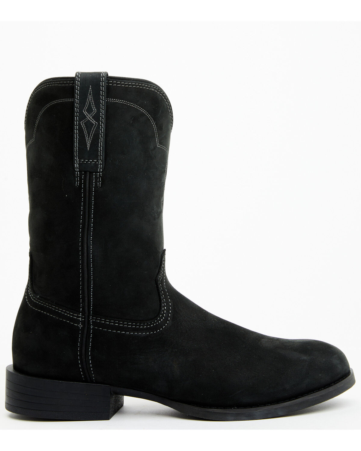 Image #2 - Cody James Cush Core® Men's Highland Roper Western Boots - Round Toe, Black, hi-res