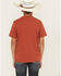 Image #4 - Rock & Roll Denim Boys' Longhorn Skull Logo Short Sleeve Graphic T-Shirt, Rust Copper, hi-res