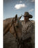 Blue Ranchwear Men's Yarn-Dye Stripe Long Sleeve Snap Western Shirt, Wheat, hi-res