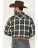 Image #4 - Cody James Men's Buck Plaid Print Long Sleeve Snap Western Flannel Shirt, Tan, hi-res
