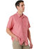 Image #2 - 5.11 Tactical Men's Ares Short Sleeve Button Down Work Shirt , Red, hi-res