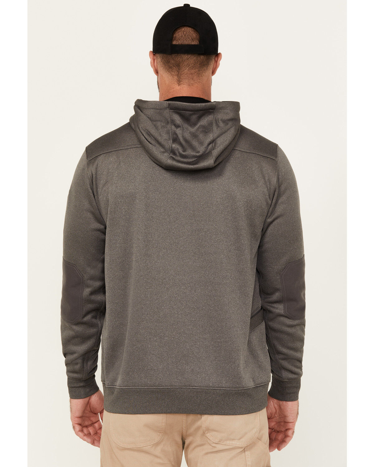 Image #4 - Lucky Brand Workwear Men's Fleece Hooded Sweatshirt, Heather Grey, hi-res