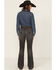 Image #3 - Cinch Women's Lynden Moderate Rise Slim Trouser Stretch Denim Jeans, Black, hi-res