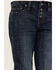 Rock & Roll Denim Girls' Faux Button Trouser Jeans, Dark Blue, hi-res