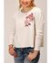 Image #1 - Roper Women's Waffle-Slub Knit Top, Cream, hi-res