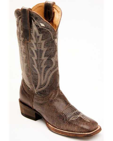Image #1 - Idyllwind Women's Bandit Western Performance Boots - Broad Square Toe, Dark Brown, hi-res