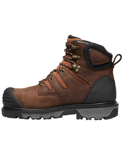 Image #3 - Keen Men's 6" Camden Waterproof Work Boots - Carbon Fiber Toe, Brown, hi-res