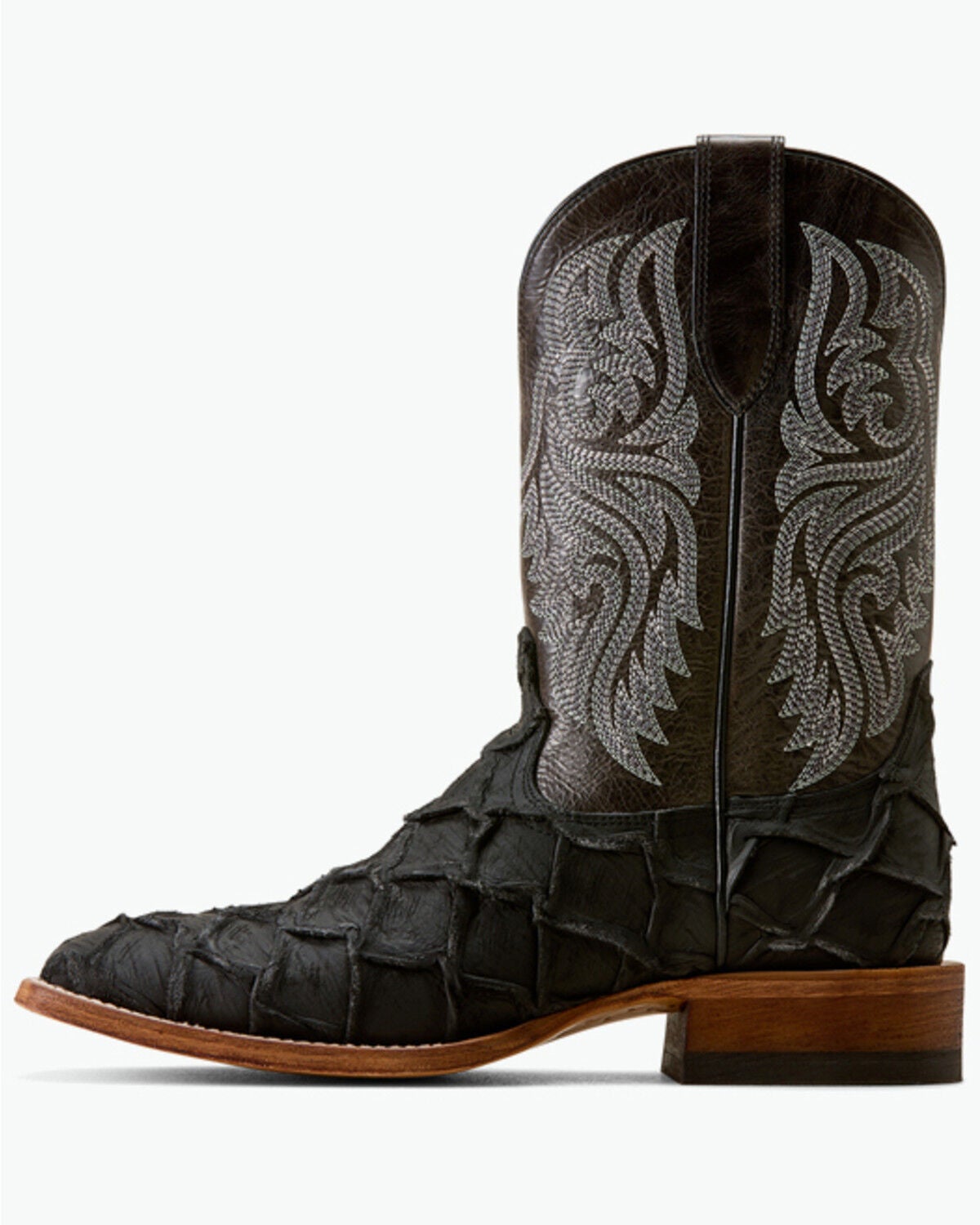 Image #2 - Ariat Men's Riverside Western Boots - Broad Square Toe, Black, hi-res