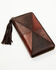 Image #2 - Cleo + Wolf Women's Patchwork Wallet, Distressed Brown, hi-res
