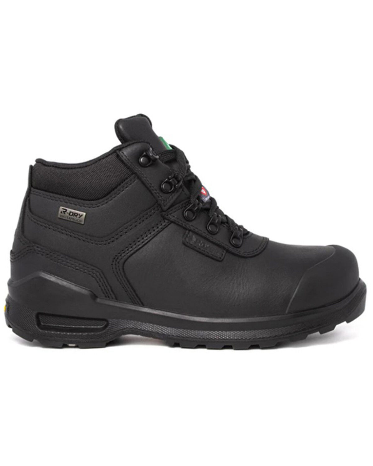 Image #2 - ROYER Men's Inspades Arctic Grip Insulated Work Boots - Aluminum Toe, Black, hi-res