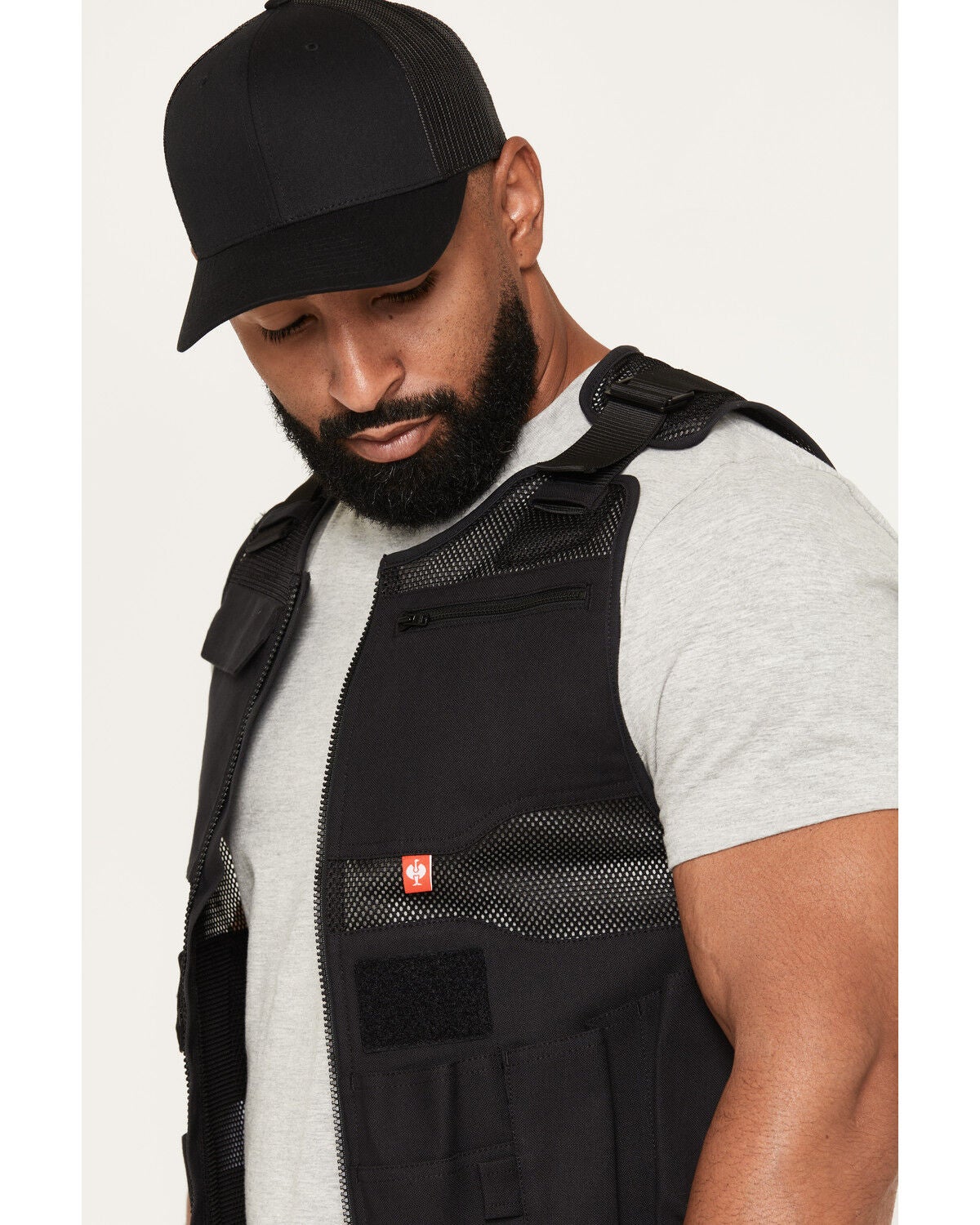 Image #2 - Strauss Men's Tool Vest, Black, hi-res
