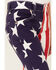 Ranch Dress'n Girls' American Flag Super Flare Jeans, Red/white/blue, hi-res