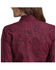Image #2 - Roper Women's Paisley Print Long Sleeve Button-Down Western Shirt, Wine, hi-res