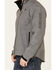 Cinch Men's Grey Logo Textured Zip-Front Bonded Jacket , Grey, hi-res