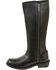 Image #2 - Milwaukee Leather Women's 14" Full Lacing Classic Harness Boots - Square Toe - Wide, Black, hi-res