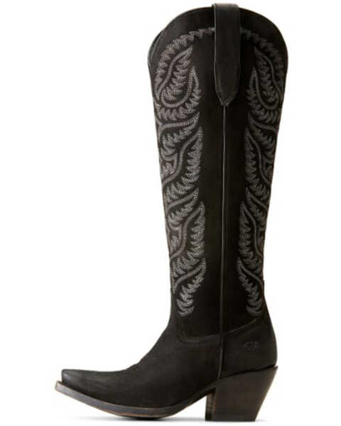 Image #2 - Ariat Women's Laramie StretchFit Tall Western Boots - Snip Toe , Black, hi-res