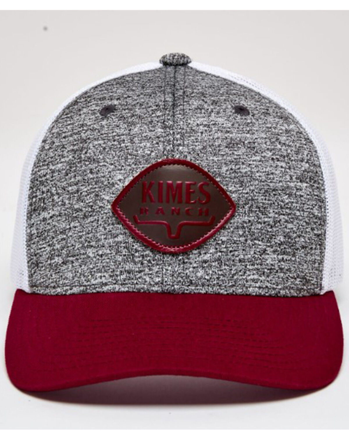 Image #3 - Kimes Ranch Men's Lark Logo Patch Mesh Back Trucker Cap, Heather Grey, hi-res