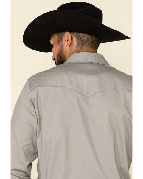 Image #5 - Wrangler Men's Solid Advanced Comfort Long Sleeve Work Shirt, , hi-res