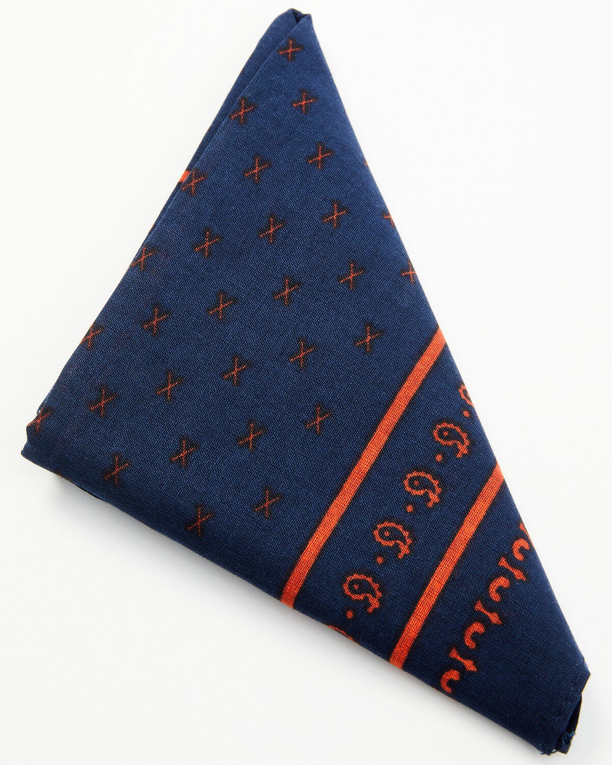 Hawx Men's Blue & Orange Bandana, Multi, hi-res