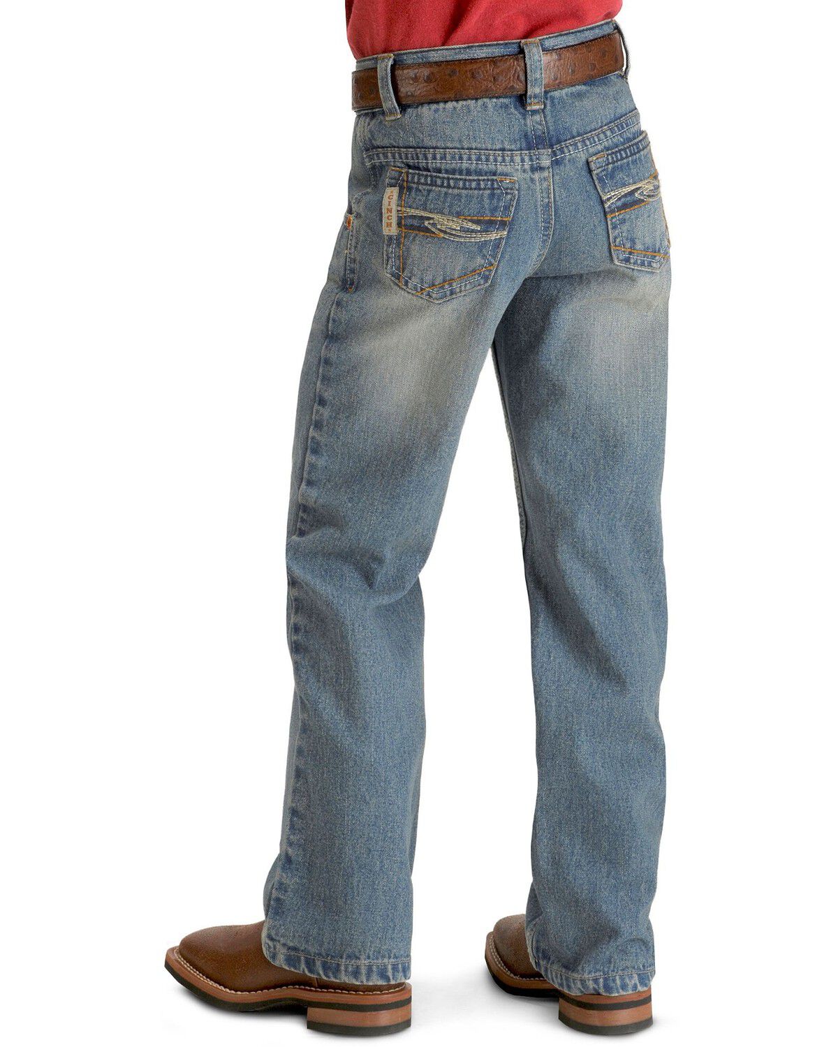 Image #1 - Cinch  Boys' Tanner Slim Cut Jeans - 4-7 , , hi-res