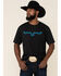 Image #2 - Kimes Ranch Men's Black Outlier Graphic T-Shirt , Black, hi-res