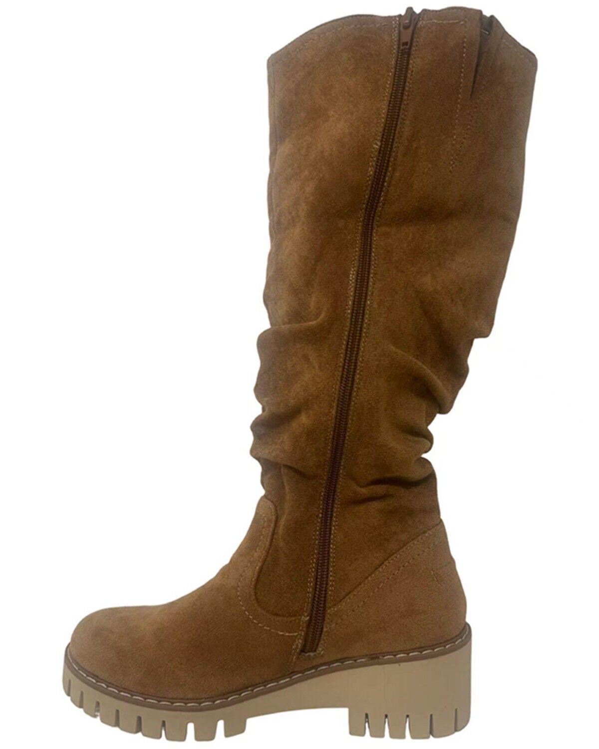 Image #3 - Very G Women's Dashing Tall Fashion Boots - Round Toe, Tan, hi-res