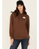 Image #1 - Troll Co Women's Savage Hoodie, Chestnut, hi-res