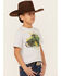 Image #2 - John Deere Little Boys' Digital Tractor Short Sleeve Graphic T-Shirt , Off White, hi-res